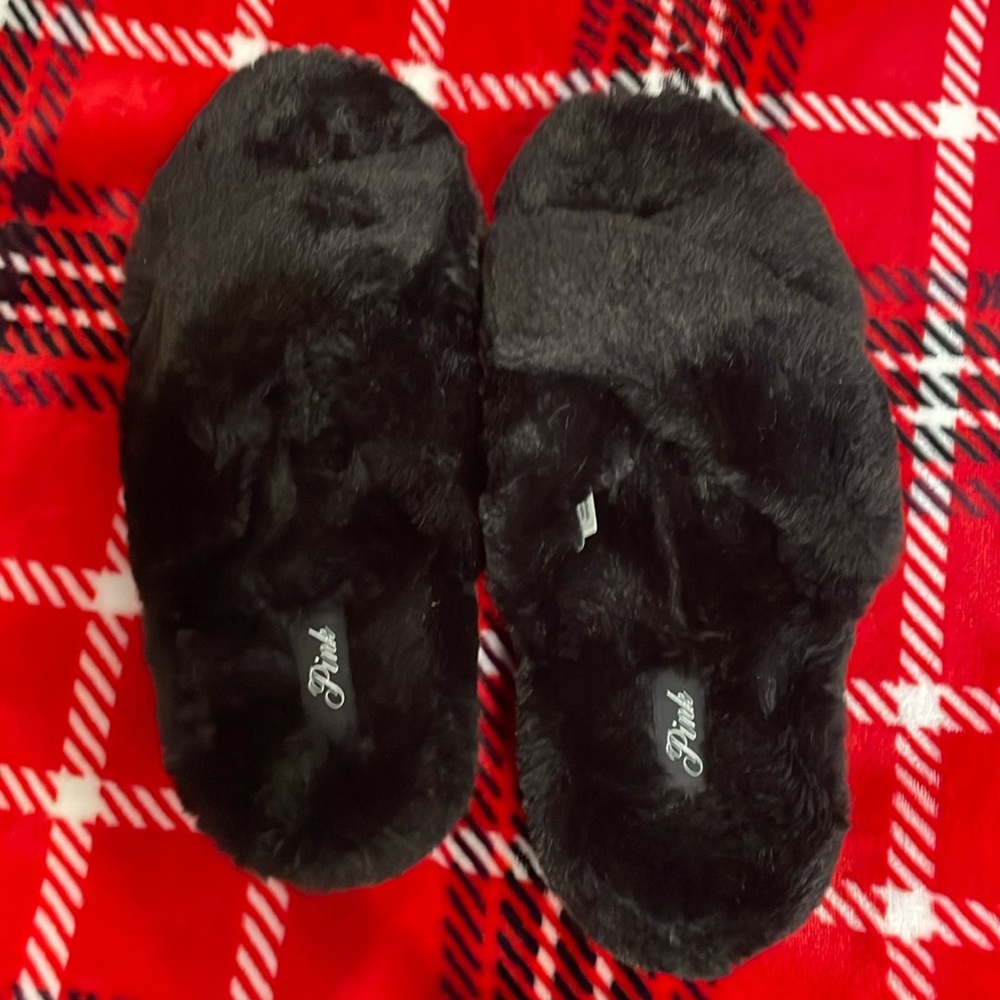 Brand new PINK platforms slippers.
